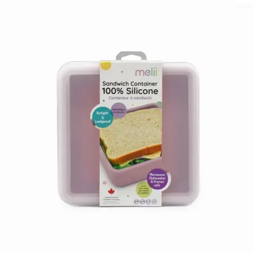 Recipient silicon pentru gustari Melii, 790 ml, Roz