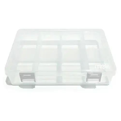 Cutie Snack cu 8 compartimente Melii, 24x16x5cm, 804ml, Transparent