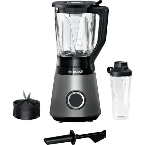 Blender Bosch Vita Power Serie 4 MMB6174S, 1200 W, 1.5 l, 3 programe automate, Silver