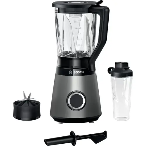 Blender Bosch Vita Power Serie 4 MMB6174S, 1200 W, 1.5 l, 3 programe automate, Silver