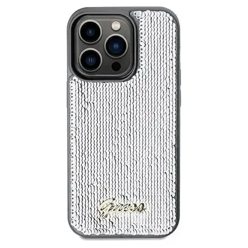 Husa Guess compatibil cu iPhone 14 Pro Max, Argintiu
