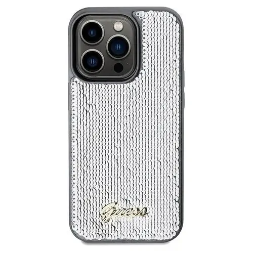 Husa Guess compatibil cu iPhone 14 Pro Max, Argintiu