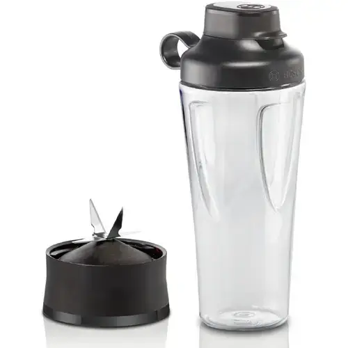 Sticla TO GO + cutit. Compatibila cu blender VitaPower Bosch Serie4 si Serie2