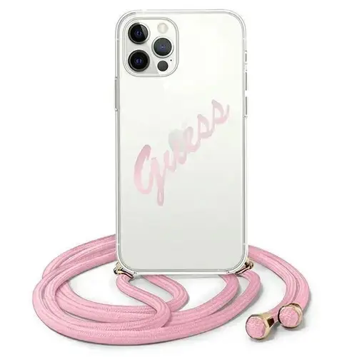 Husa de protectie Guess pentru Apple iPhone 12, Poliuretan termoplastic, Transparent