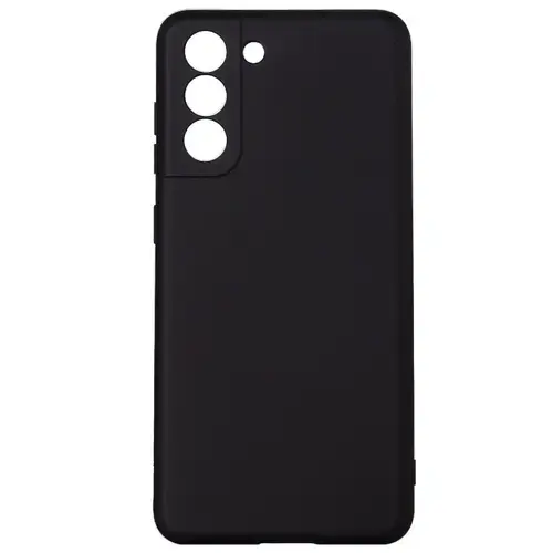 Husa de protectie Spacer pentru Samsung Galaxy S21 FE, material flexibil TPU, Negru
