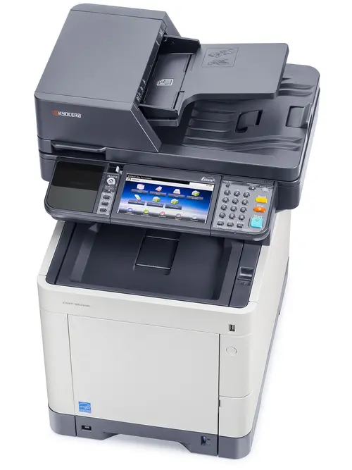 Multifunctionala Laser Color refurbished Kyocera Ecosys M6535cidn, A4, 35 ppm, 1200 x 1200 dpi, Copiator, Scanner, Fax, USB, Retea