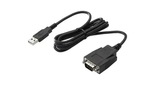 Cablu HP J7B60AA, USB - Serial Port, 1.2m, Negru