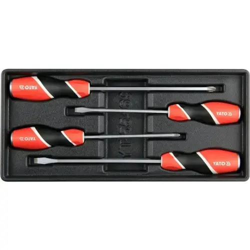 Set 4 surubelnite mecanice Yato pentru dulap scule