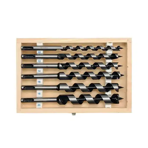 Set 6 burghie pentru lemn Yato YT-3300, elicoidale, prindere SDS plus, 10-20 mm