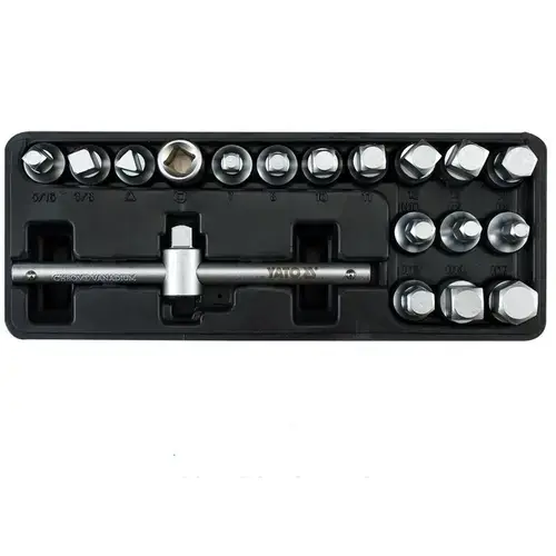 Set chei pentru buson ulei,  Yato YT-0599, 18 piese