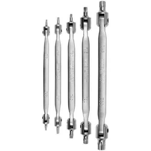 Set 5 chei cu articulatie Yato YT-05320 T15-T60