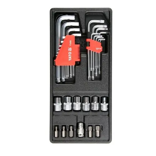 Set 31 piese YATO YT-55451, insertie dulap scule