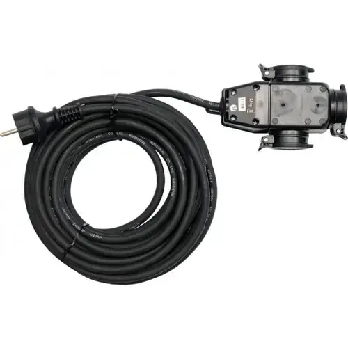 Prelungitor cauciucat Yato 10 m, 230 V