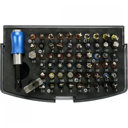 Trusa Biti Yato YT-04624, 1 inch, 59 piese