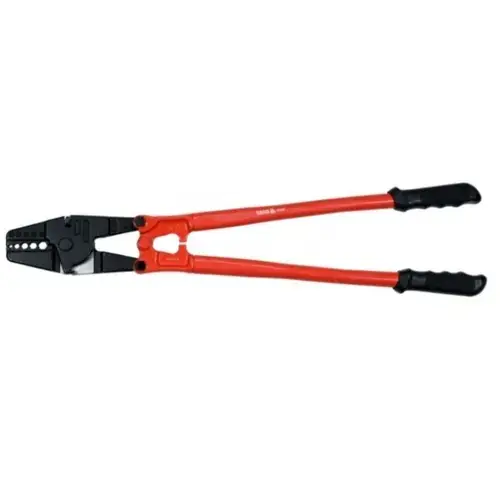 Cleste pentru sertizat cabluri otel YATO YT-22851, lungime 600 mm, diametre 4, 6.5, 8, 9, 10 mm