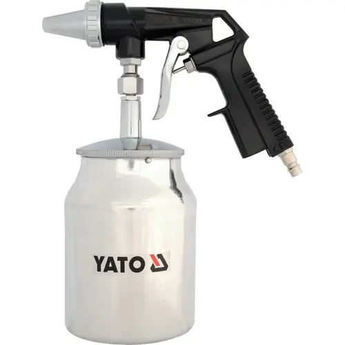 Pistol pentru sablat YATO, rezervor metalic, 1l, 6.3mm