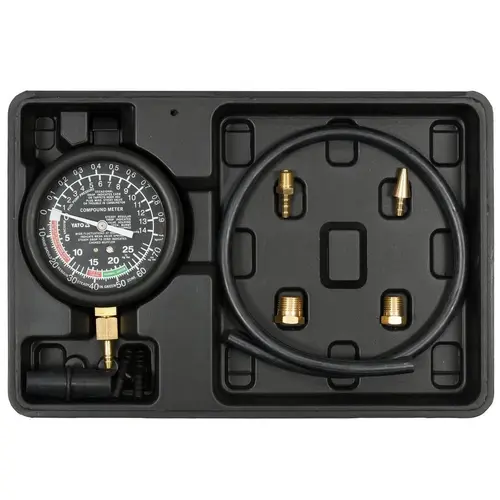 Scule pentru vacuum si compresie injectoare Yato YT-73050, 9 buc, valiza