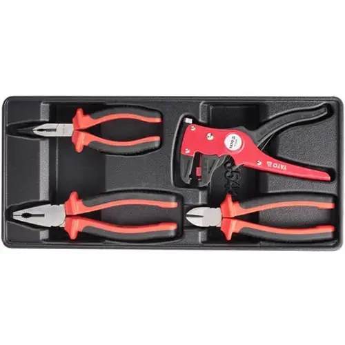 Set 4 clesti izolati pentru dulap scule Yato, 160-180 mm, 1000 V