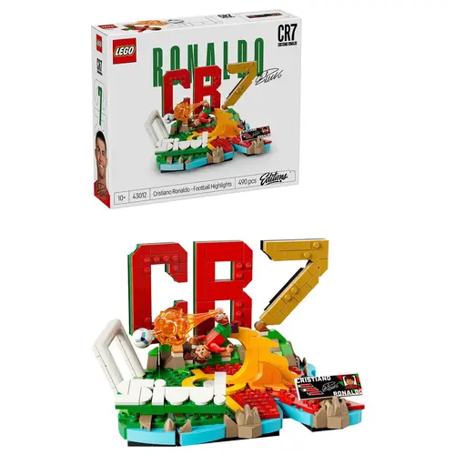 LEGO® Editions - Cristiano Ronaldo – Momente importante din fotbal 43012, 490 piese