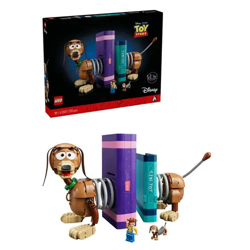 LEGO® Disney si Pixar - Opritoare de carti Cainele Slinky din Povestea Jucariilor 43301,  1311 piese