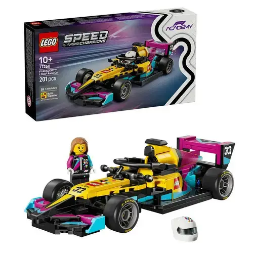LEGO® Speed Champions - Masina de curse LEGO® F1 ACADEMY™ - 77258,  201 piese