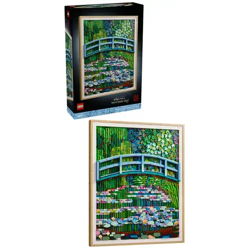 LEGO® Art - Claude Monet – Pod peste lac cu nuferi 31220, 3179 piese