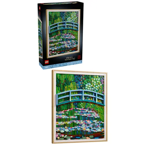 LEGO® Art - Claude Monet – Pod peste lac cu nuferi 31220, 3179 piese