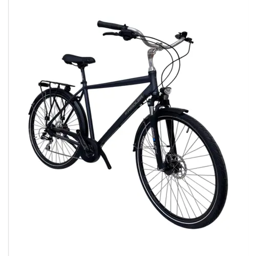 Bicicleta de oras KREIDLER Raise K1275, cadru aluminiu M 19.5inch, roti 28inch, manete secventiale, frane hidraulice, 8 viteze, Negru