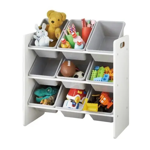Raft depozitare cu 9 cosuri, U-Grow UGRD115-CLR, Gri