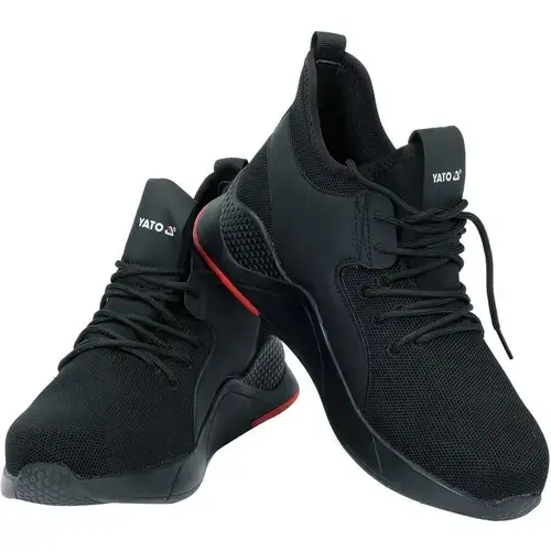Pantofi lucru, Yato, Piele naturala, Negru, 47