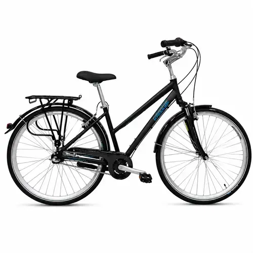 Bicicleta Oras Kieler 1289, roti 28 Inch, cadru 450 mm S, 3 viteze, Frane V-Brake, Negru