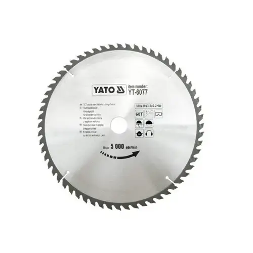 Panza fierastrau circular Yato YT-6077, pentru lemn, 300X60X30 mm