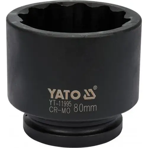 Cheie tubulara de impact bihexagonala 1inchX 80mm Yato YT-11995