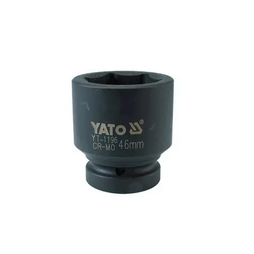 Cheie hexagonala tubulara de impact Yato YT-1196, prindere 1”, 46 mm