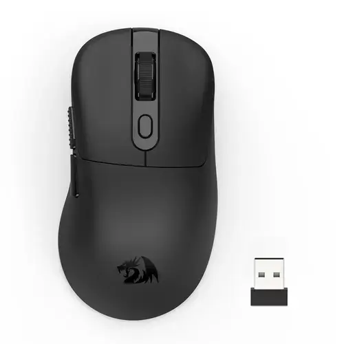 Mouse gaming wireless Redragon Jabns Standard, 12000 dpi, USB, Bluetooth, Senzor optic Pixart PAW3311, Negru