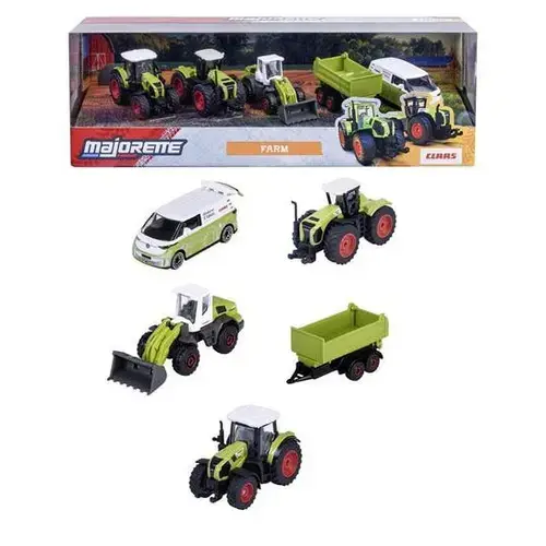 Set  5 masini Majorette  Claas Farm
