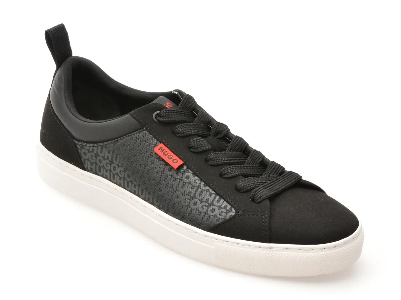 Pantofi sport HUGO negri, 8516, din material textil