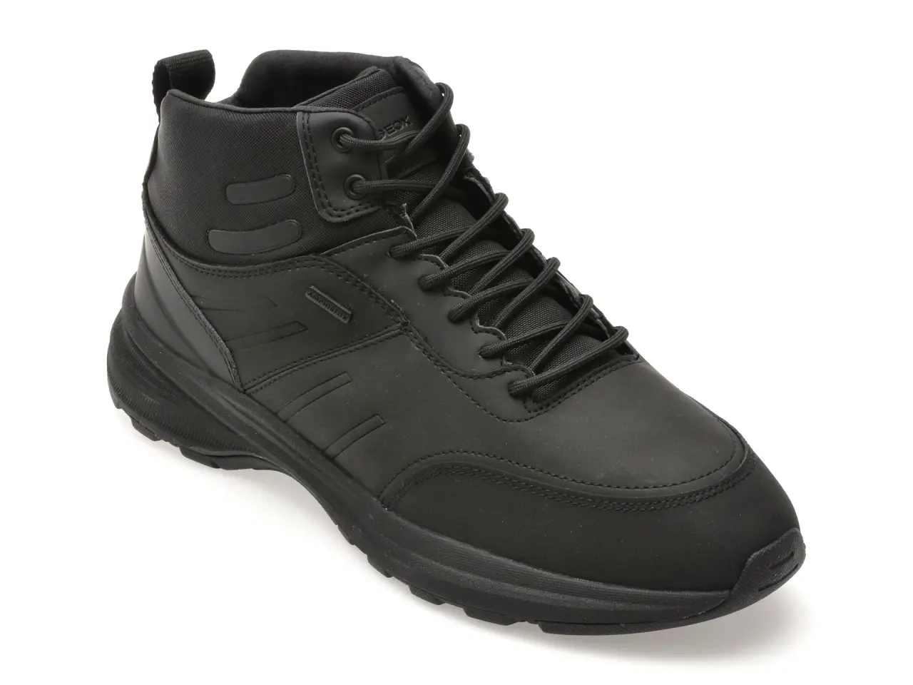 Ghete GEOX negre, U56M2C, din piele ecologica