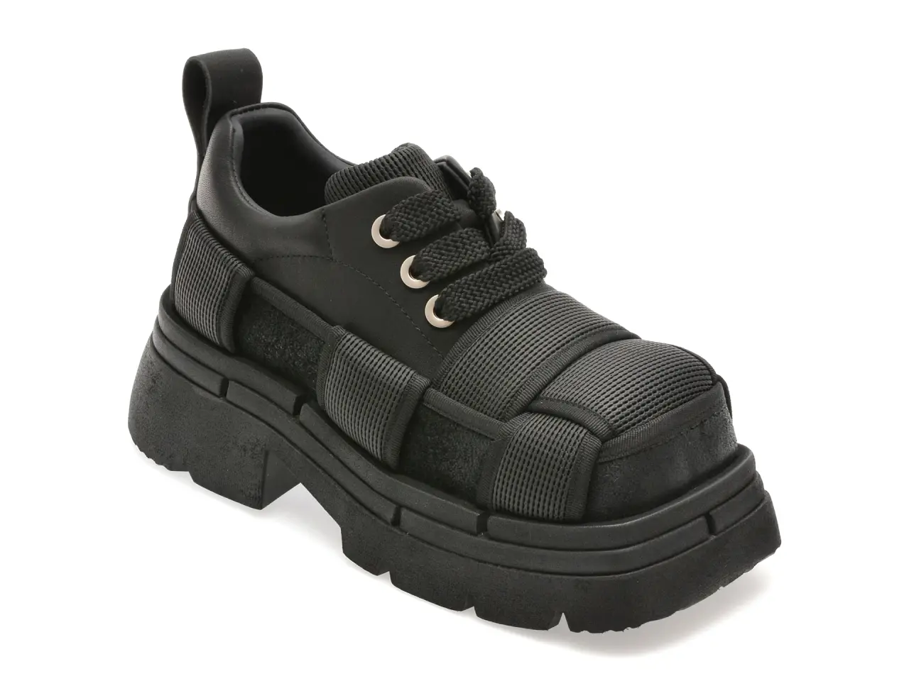 Pantofi sport GRYXX negri, 6882, din piele naturala