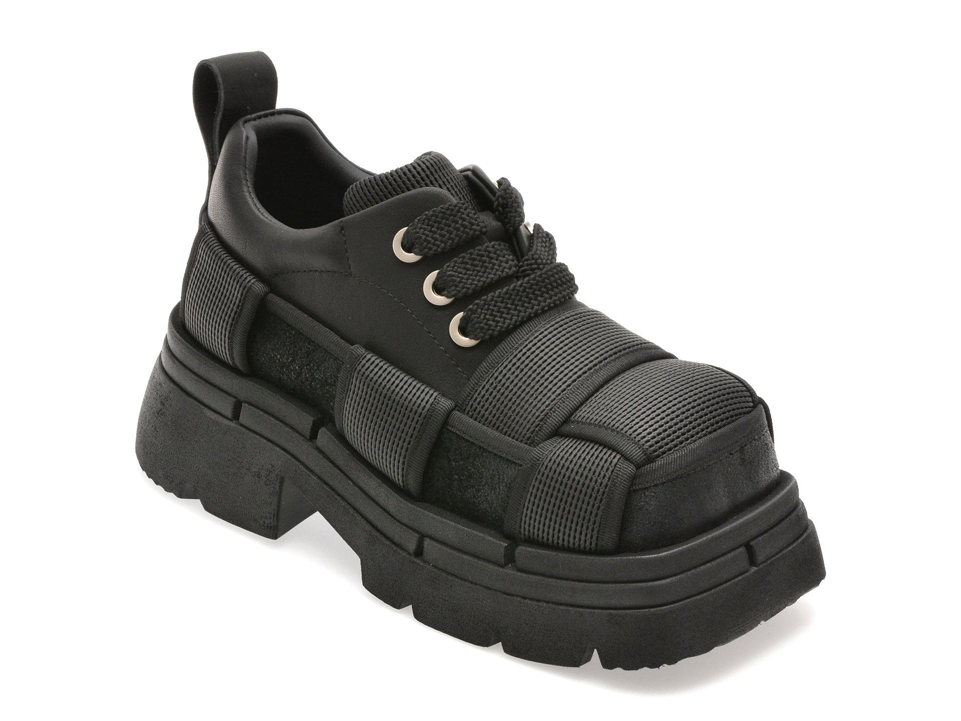 Pantofi sport GRYXX negri, 6882, din piele naturala
