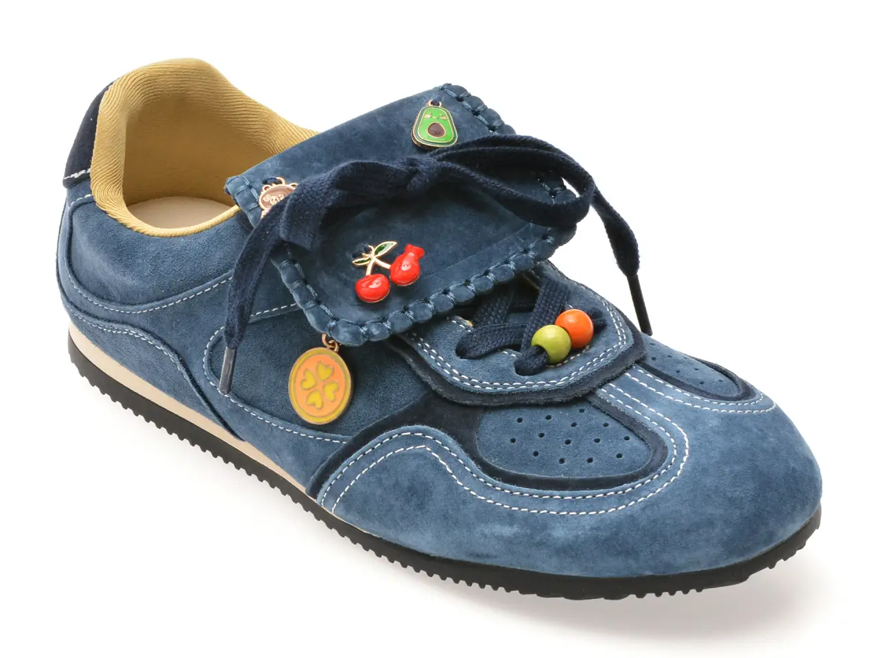 Pantofi sport GRYXX bleumarin, A903, din nabuc