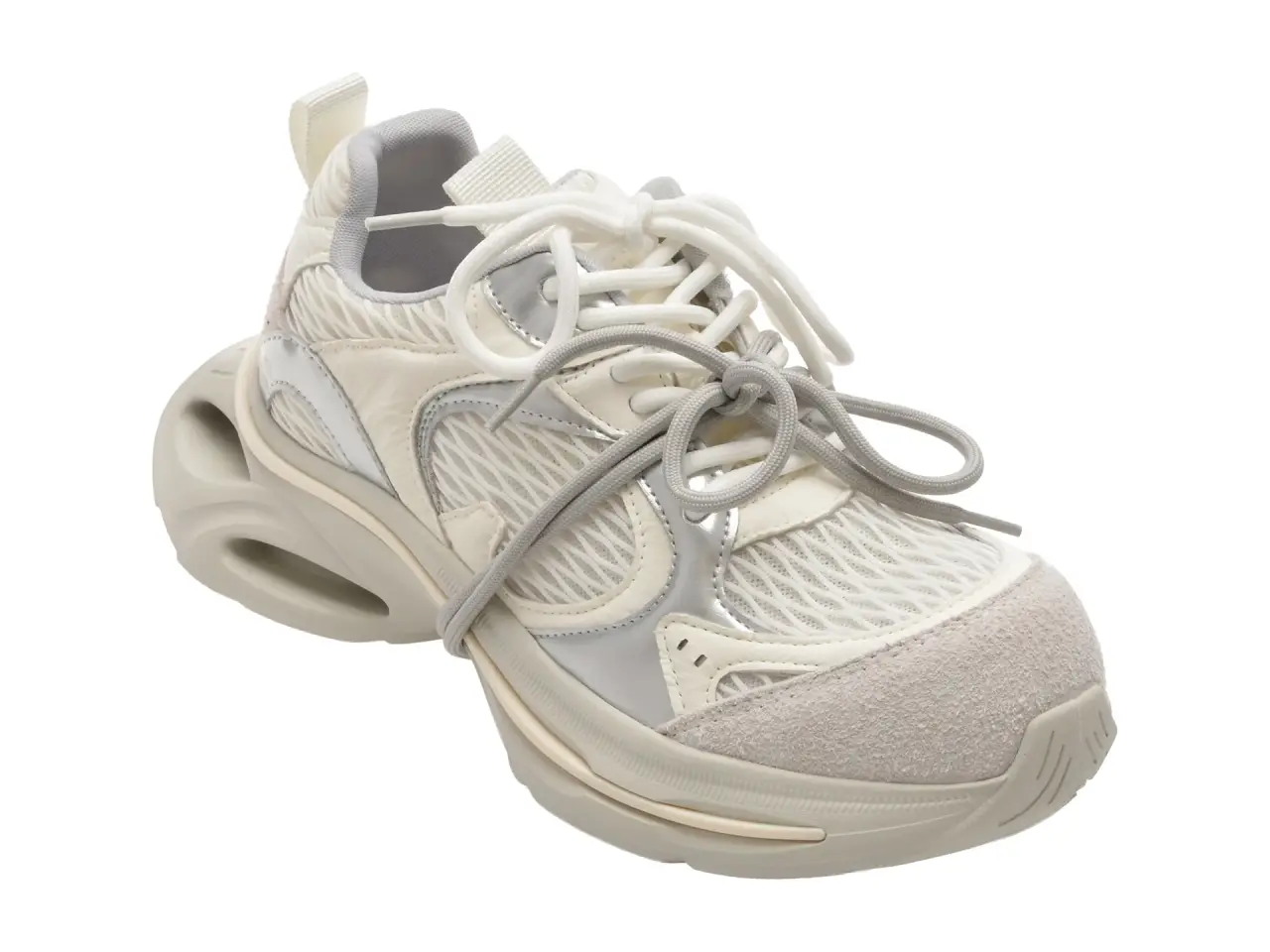 Pantofi sport GRYXX argintii, 109, din material textil
