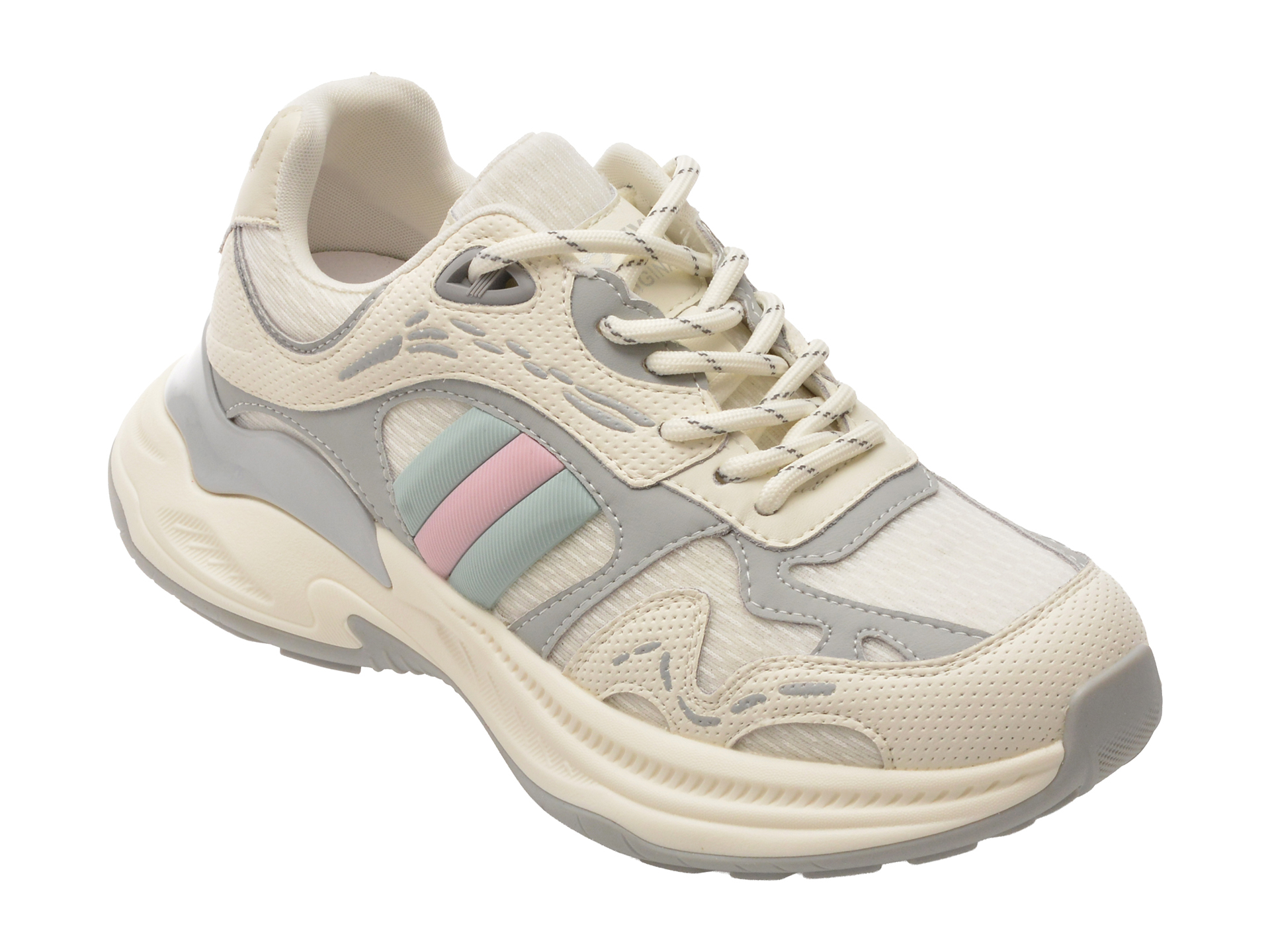 Pantofi sport GRYXX albi, 2052, din material textil