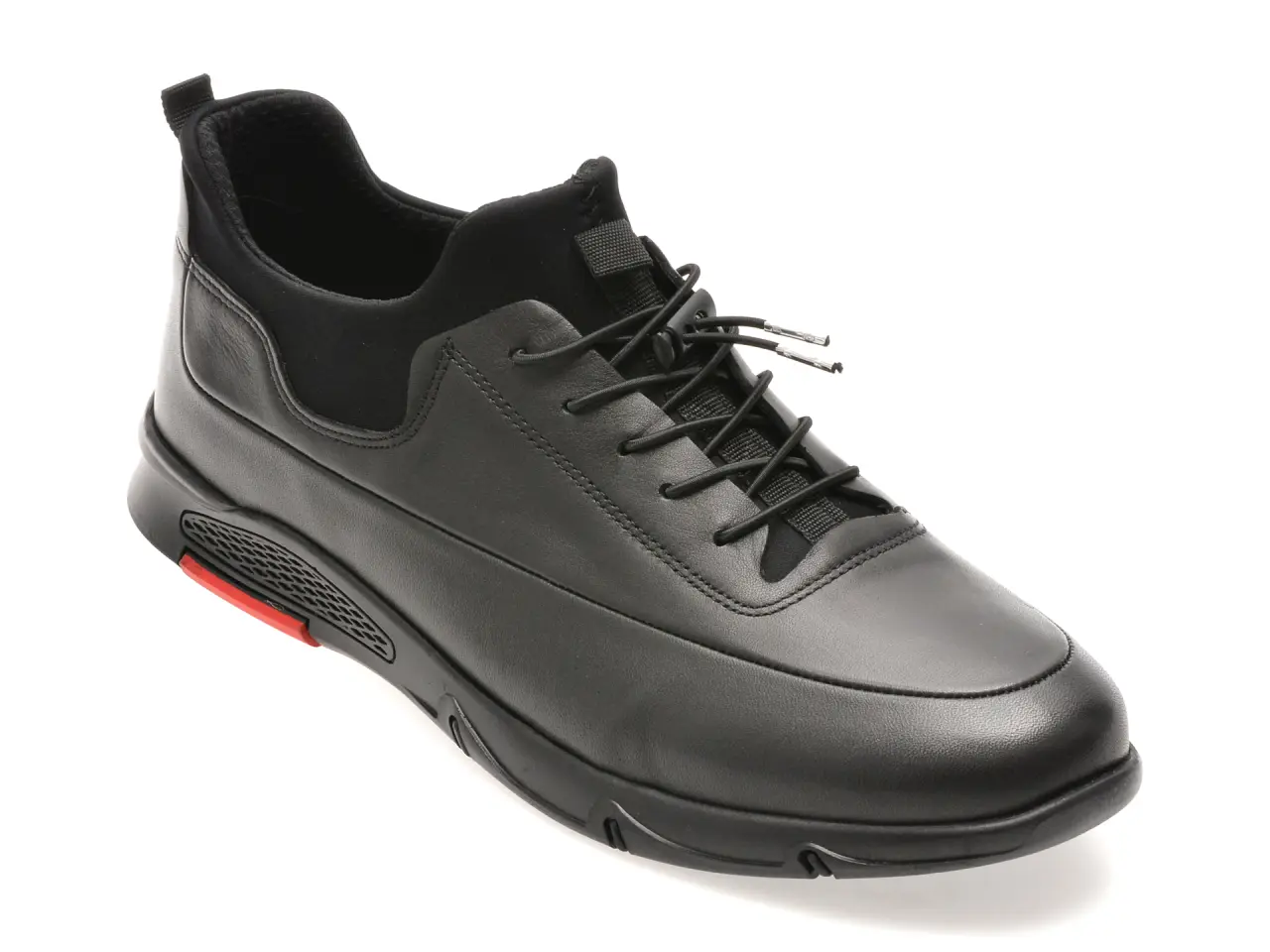 Pantofi sport BITE THE BULLET negri, CASP24, din piele naturala