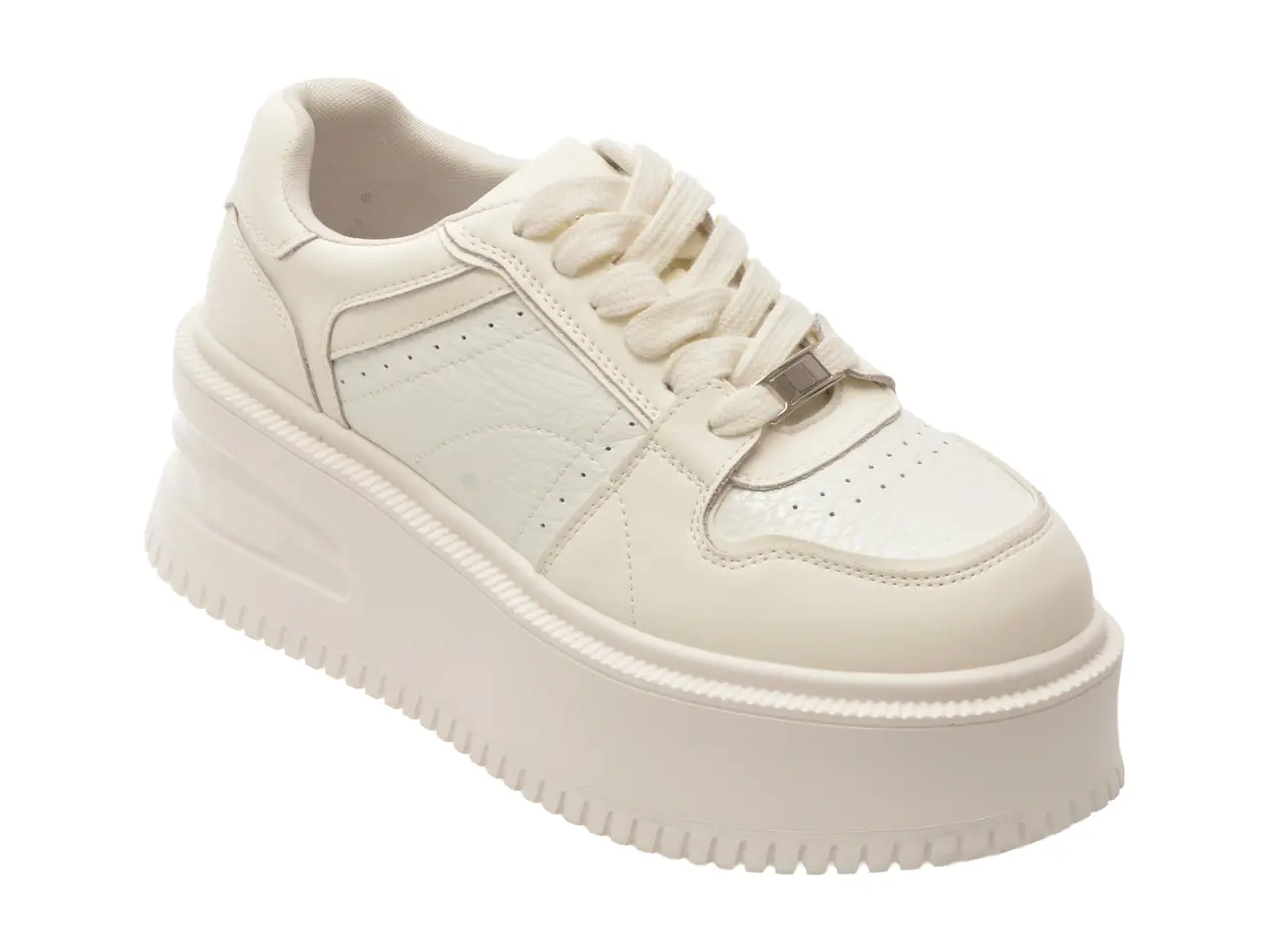 Pantofi sport FLAVIA PASSINI albi, 5091, din piele naturala