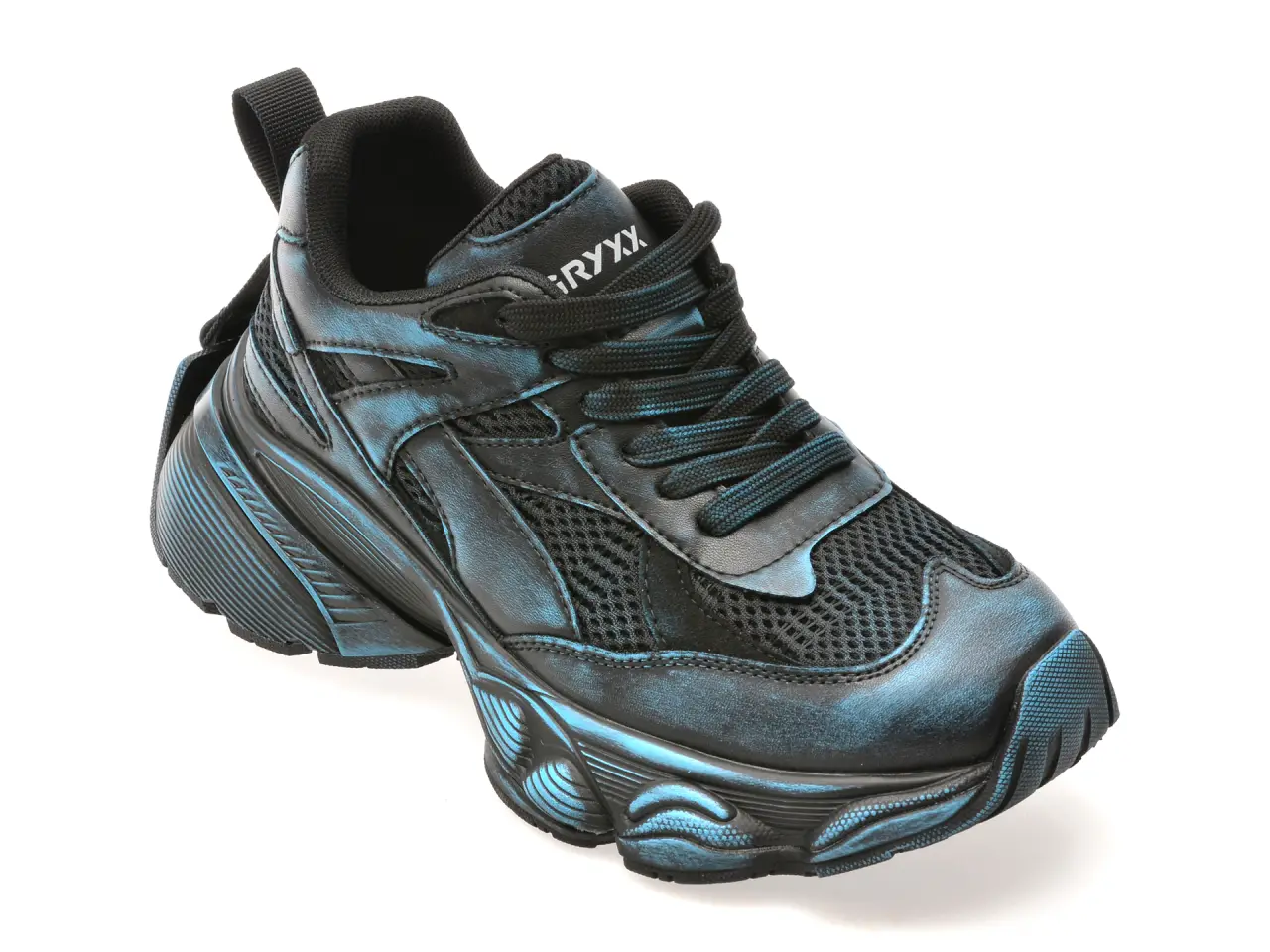 Pantofi sport GRYXX negri, 5001, din material textil
