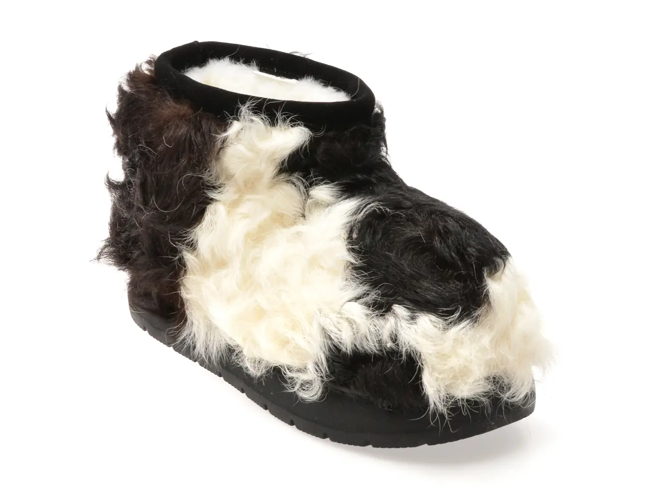 Ghete GRYXX alb-negru, 7878, din material textil