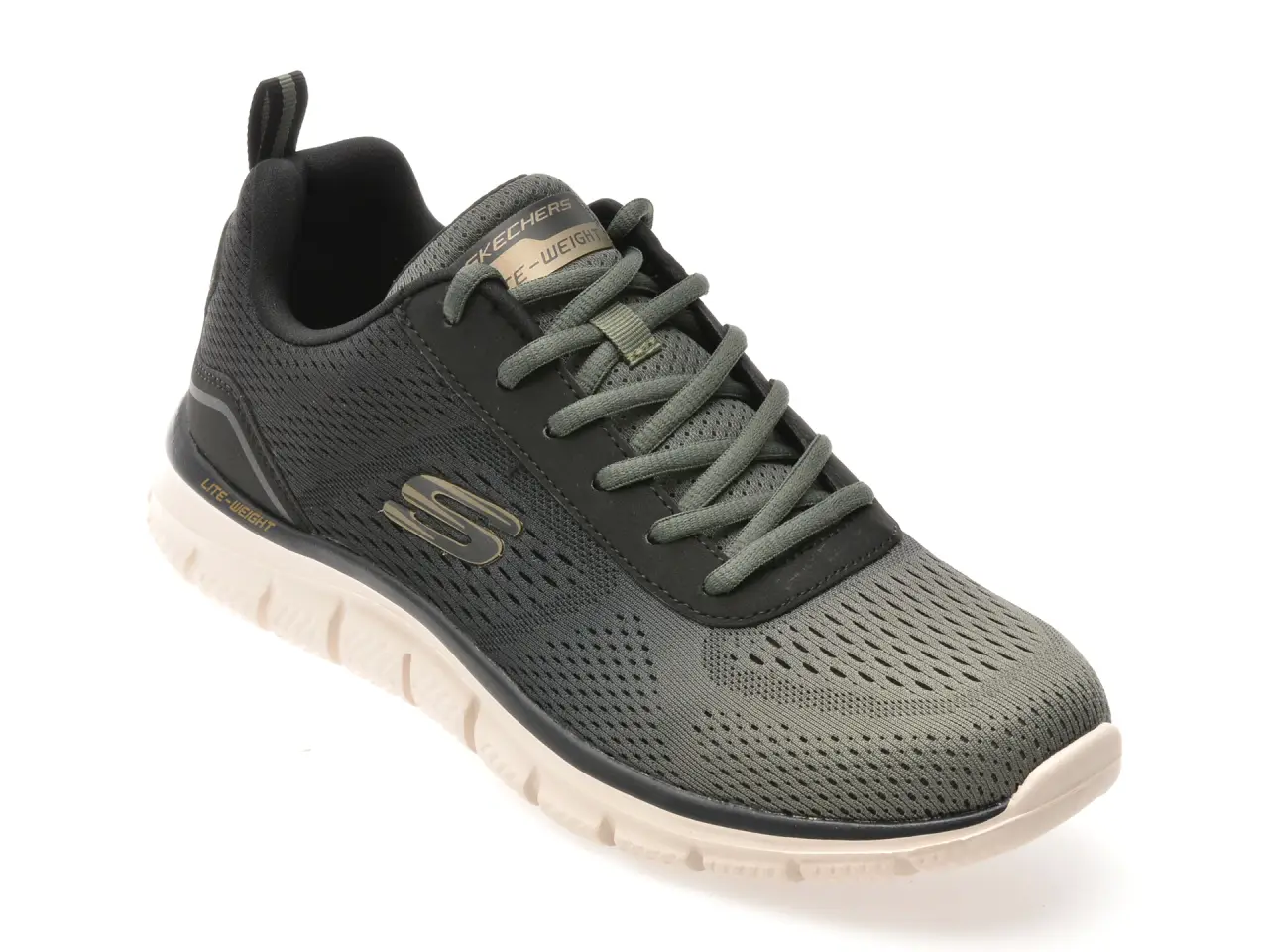 Pantofi sport SKECHERS kaki, TRACK, din material textil