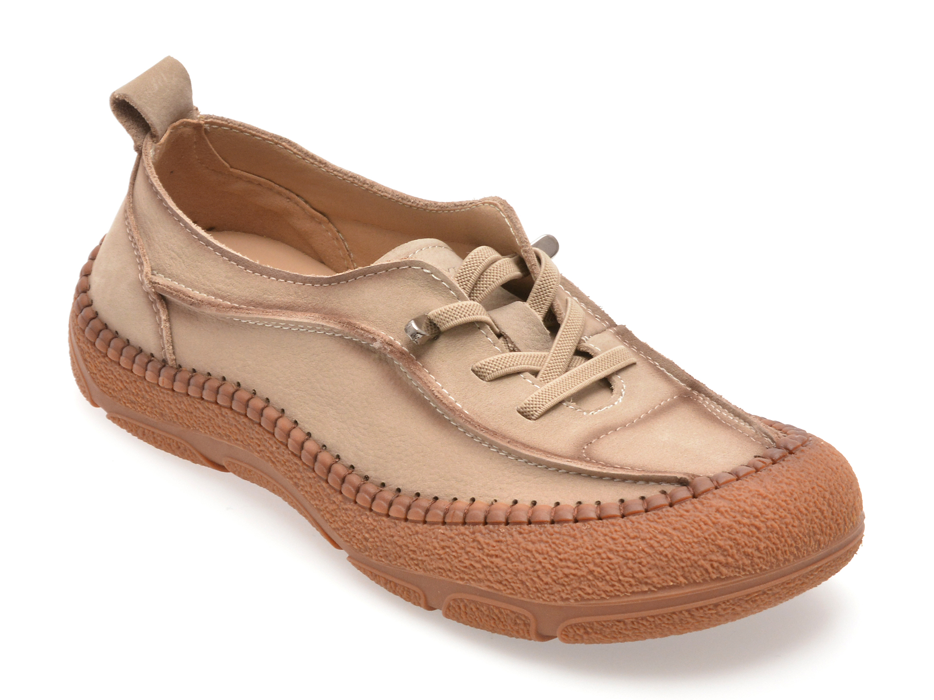 Pantofi sport GRYXX bej, WM06, din nabuc
