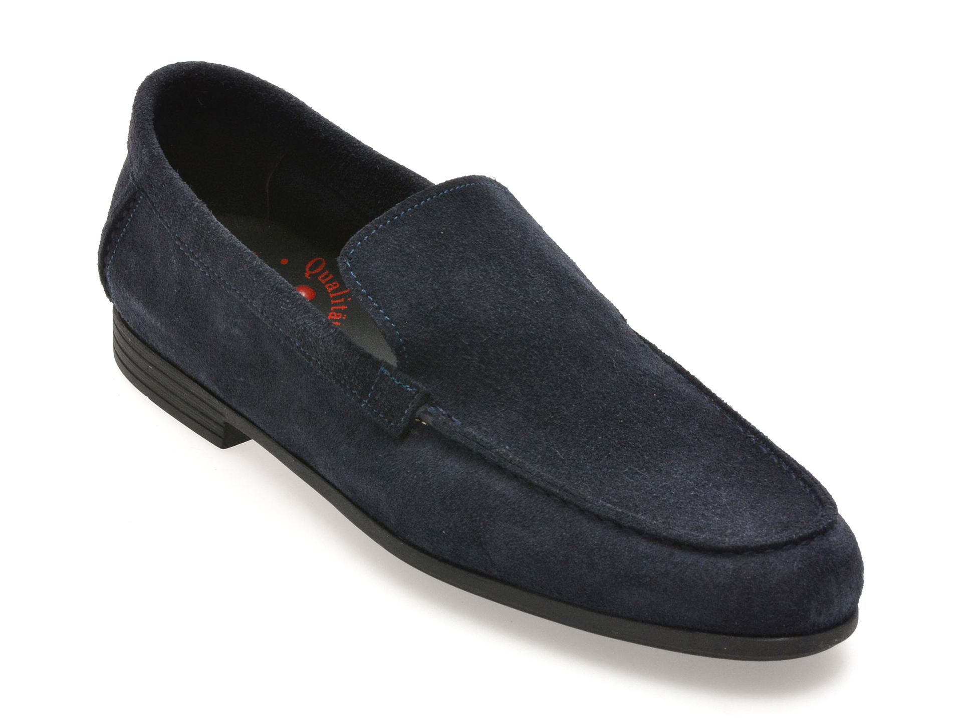 Mocasini OTTER bleumarin, 5014, din piele intoarsa